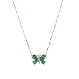 Collana butterly verde - Glam