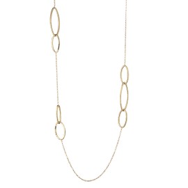Collana martellata oval - Lux