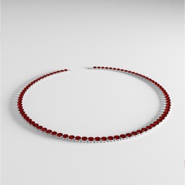 Bracciale rosso 3mm -...