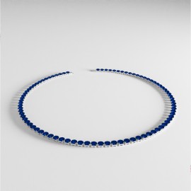 Bracciale blu 3mm - Tennis...