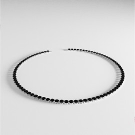 Bracciale nero 3mm - Tennis...