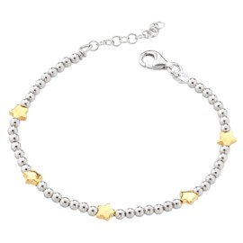 Bracciale boule stelline -...