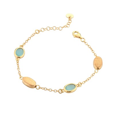 Bracciale sassolini oval -...