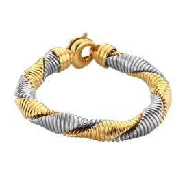 Bracciale bicolor big - Twist