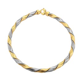 Collana bicolor big - Twist