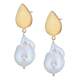 Orecchini gocce di perle -...