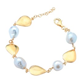 Bracciale gocce di perle -...