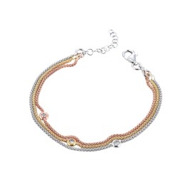 Bracciale multifilo pietre...