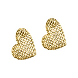 Orecchini diamantati cuore...