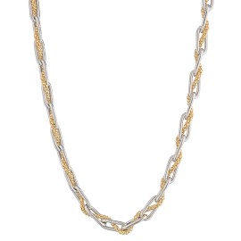 Collana catena bicolor -...