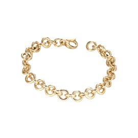 Bracciale catena tonda rolò...