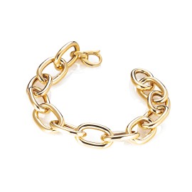 Bracciale catena ovale rolò...