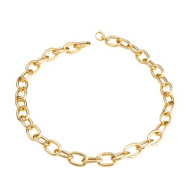 Collana catena ovale rolò -...