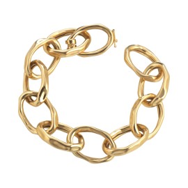 Bracciale ovali squadrati...