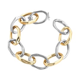 Bracciale ovali squadrati...