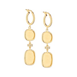 Orecchini piastrine lux -...