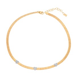 Collana silk cuore - Cashmere