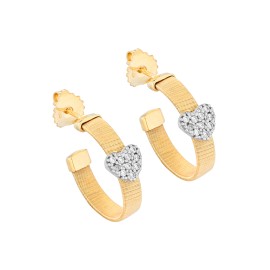 Orecchini silk cuore -...