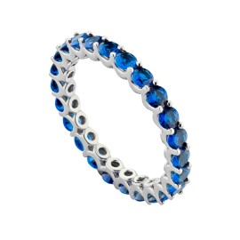 Anello luxury blu - Tennis...