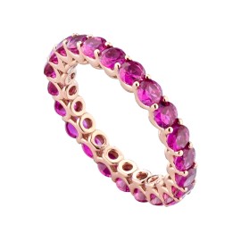 Anello luxury fuxia -...