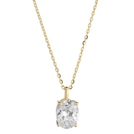 Collana punto luce ovale -...