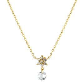 Collana punto luce stella -...