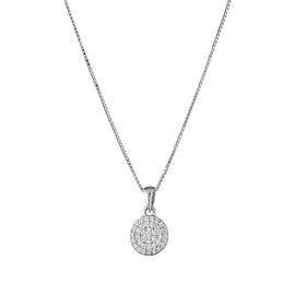 Collana punto luce pavè - Emme