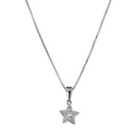 Collana stella pavè - Emme