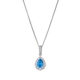 Collana goccia azzurra - Emme