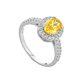 Anello ovale golden - Emme