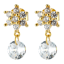 Orecchini punto luce stella...