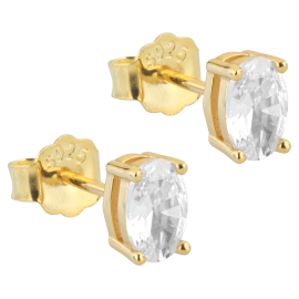 Orecchini punto luce ovale...