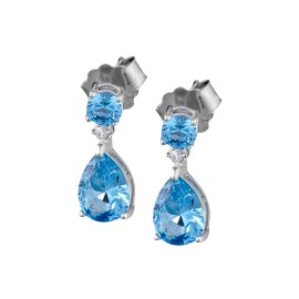 Orecchini goccia azzurra -...