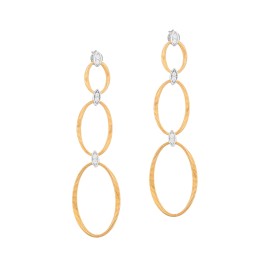 Orecchini ovali omega - Twist