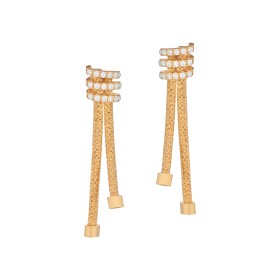 Orecchini nodo silk - Cashmere