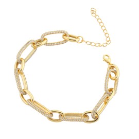 Bracciale ovali di stelle -...