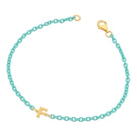 Bracciale Letters azzurro...