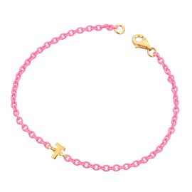Bracciale Letters rosa -...