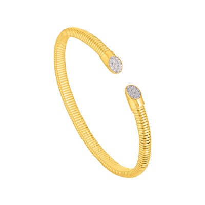 Bracciale tubogas pavè - Twist