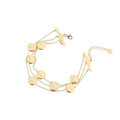 Bracciale pepite flat...