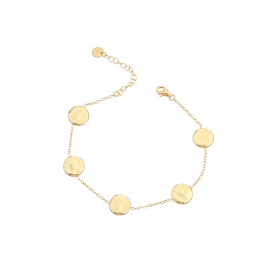 Bracciale pepite flat -...
