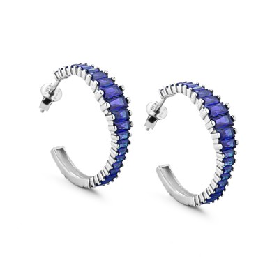 Orecchini runway blu - Glam