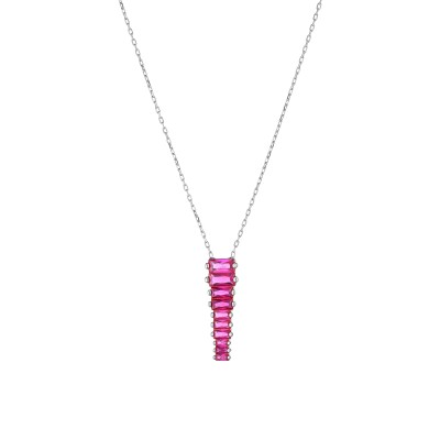 Collana runway fuxia - Glam