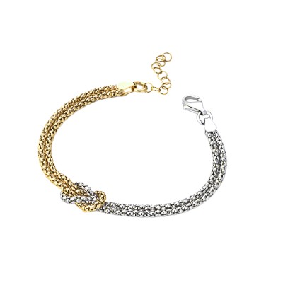 Bracciale bicolor nodo...