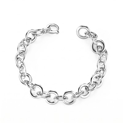 Bracciale maglia round -...