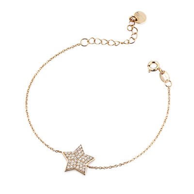 Bracciale stella pavè...