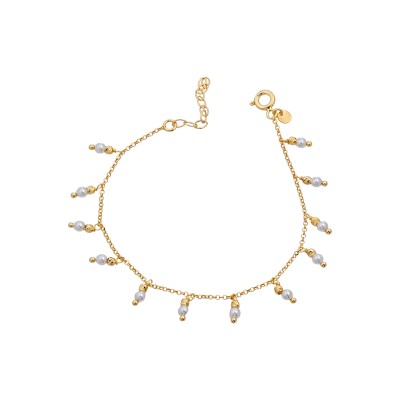Bracciale pendenti di perle...