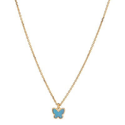 Collana farfallina celeste...