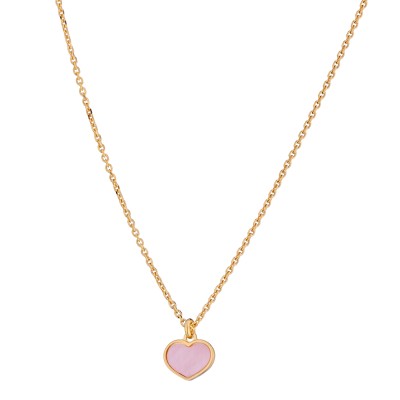 Collana cuore rosa - Cherie