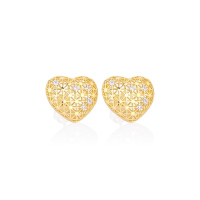 Orecchini cuore luminoso -...